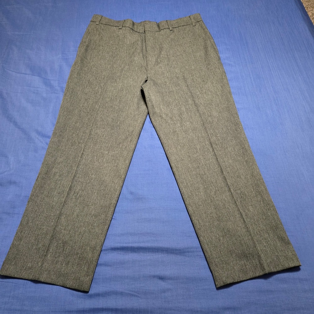 Levi Strauss Action Slacks Men 38x29 Gray Good Vintage Dacron Trousers
